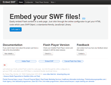 Tablet Screenshot of embed-swf.org